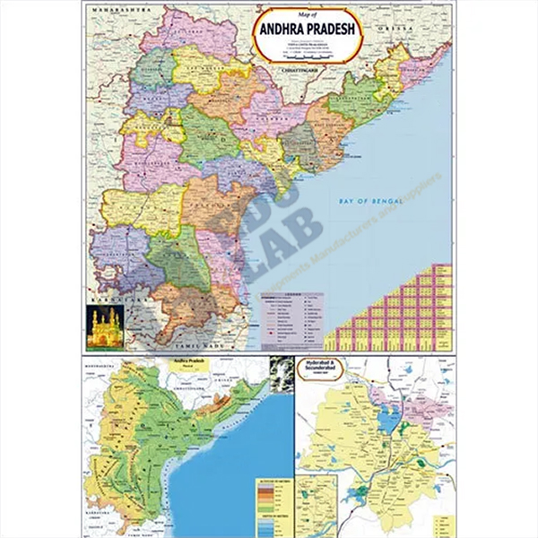 Andhra Pradesh Political Map Chart